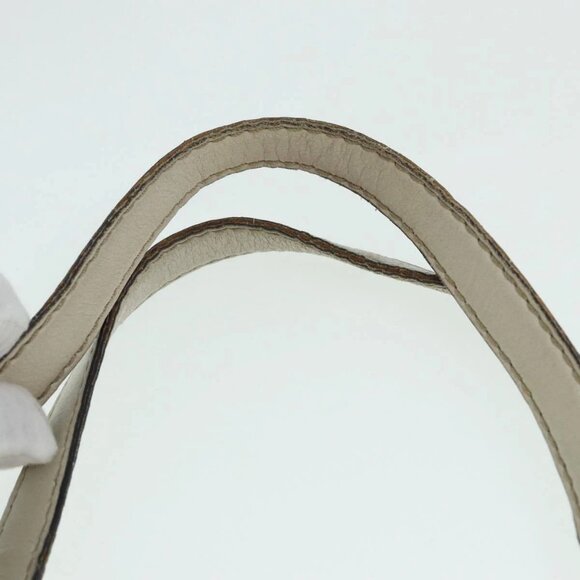 GUCCI GG Canvas Guccissima Hand Bag White Gold - Picture 7 of 16